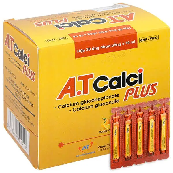 At Calci Plus Hộp 30 Ống X 10Ml An Thiên | Sỉ Dược
