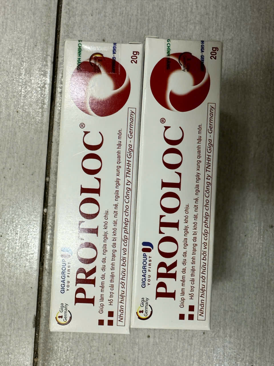 Protoloc Pd Protoloc Gel Bôi Trĩ Tuýp 20G Giga Đức | Sỉ Dược